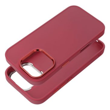   Frame Apple iPhone 17e / iPhone 16e közepesen ütésálló tok kameravédő kerettel, magenta