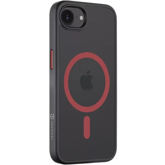 Tactical MagForce Hyperstealth 2.0 Apple iPhone 17e / iPhone 16e magsafe tok, fekete/piros