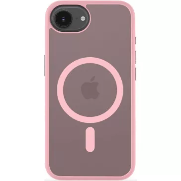   Tactical MagForce Hyperstealth Apple iPhone 17e / iPhone 16e MagSafe tok, áttetsző/rózsaszín