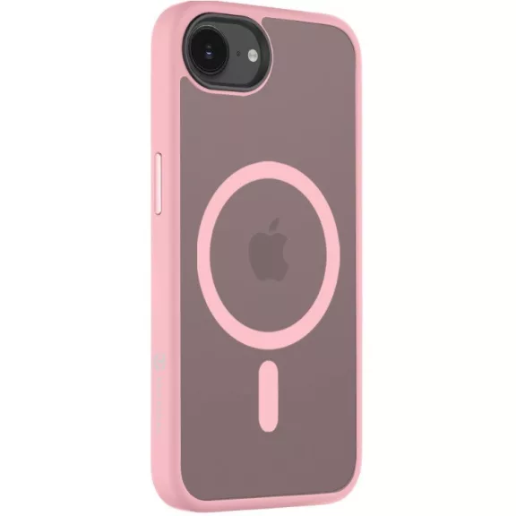 Tactical MagForce Hyperstealth Apple iPhone 17e / iPhone 16e MagSafe tok, áttetsző/rózsaszín