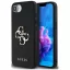 Guess PU Grained 4G Metal Logo Apple iPhone 17e / iPhone 16e hátlap tok, fekete