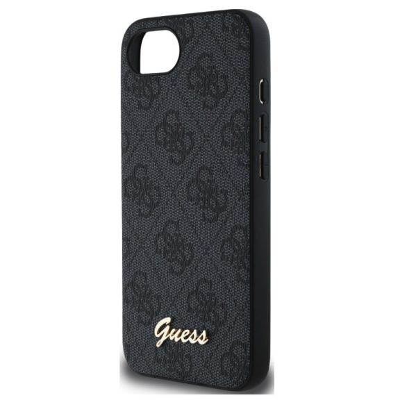 Guess 4G Apple iPhone 17e / iPhone 16e MagSafe hátlap tok, sötétszürke