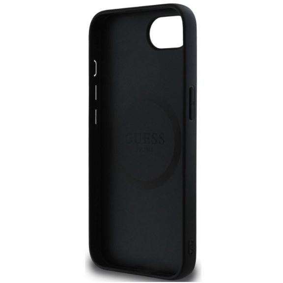 Guess 4G Apple iPhone 17e / iPhone 16e MagSafe hátlap tok, sötétszürke