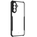 Tactical Quantum Stealth Samsung Galaxy A36 hátlap tok, átlátszó/fekete