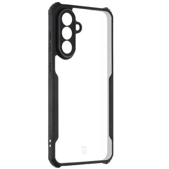 Tactical Quantum Stealth Samsung Galaxy A36 hátlap tok, átlátszó/fekete