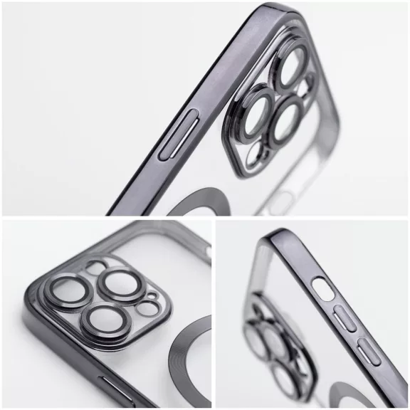 Electro Mag Samsung Galaxy A56 MagSafe kompatibilis hátlap tok, fekete