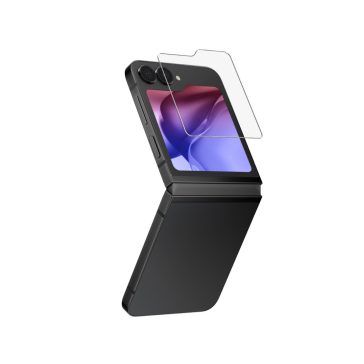   Uniq Optix Clear Samsung Galaxy Z Flip 6 / Flip 7 FE tempered glass kijelzővédő fólia, átlátszó