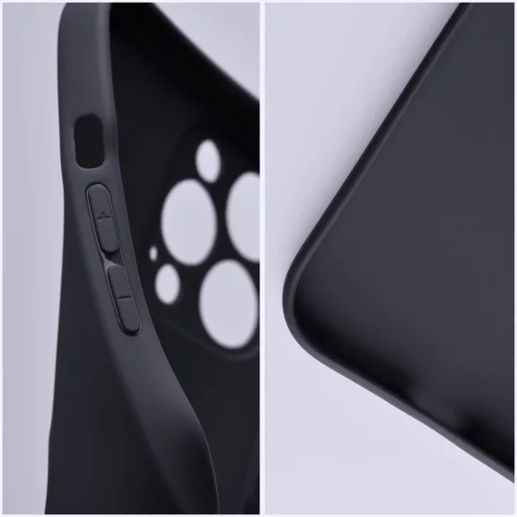 Forcell Soft szilikon hátlap tok Samsung Galaxy A56, fekete