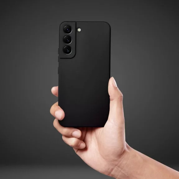 Forcell Soft szilikon hátlap tok Samsung Galaxy A56, fekete