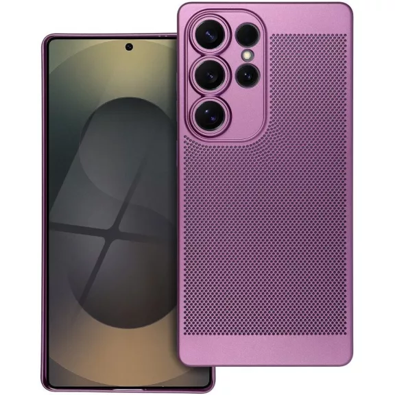 Breezy Samsung Galaxy A36, műanyag tok, lila