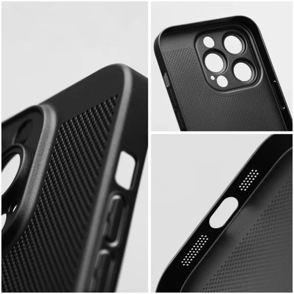 Breezy Samsung Galaxy A36, műanyag tok, fekete