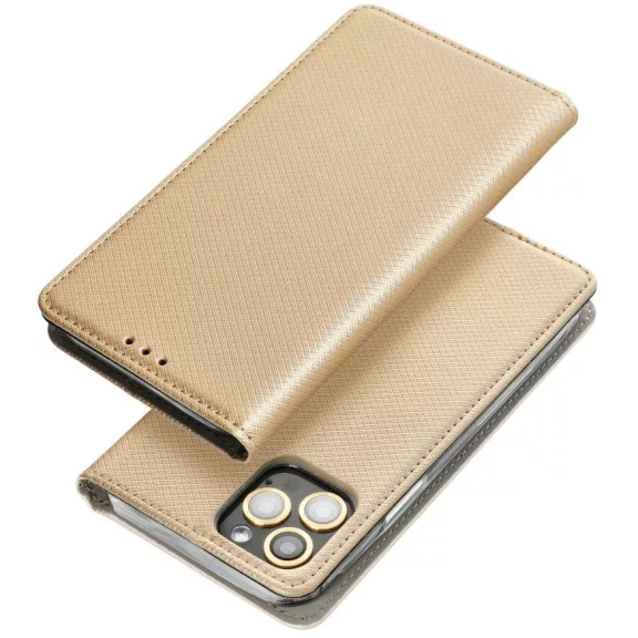 Magnet Samsung Galaxy A36 mágneses flip tok, arany