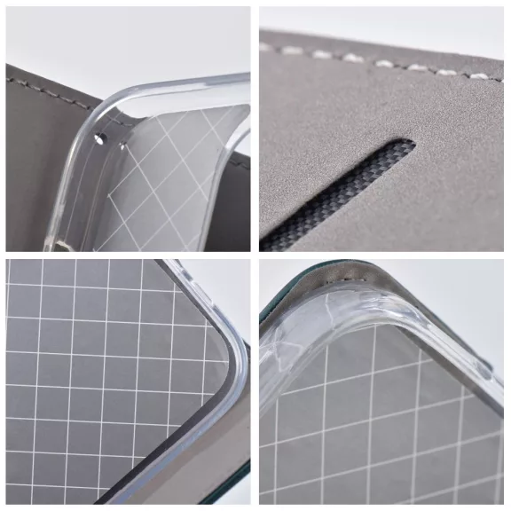 Samsung Galaxy A36 Smart Magneto flip tok, sötétzöld