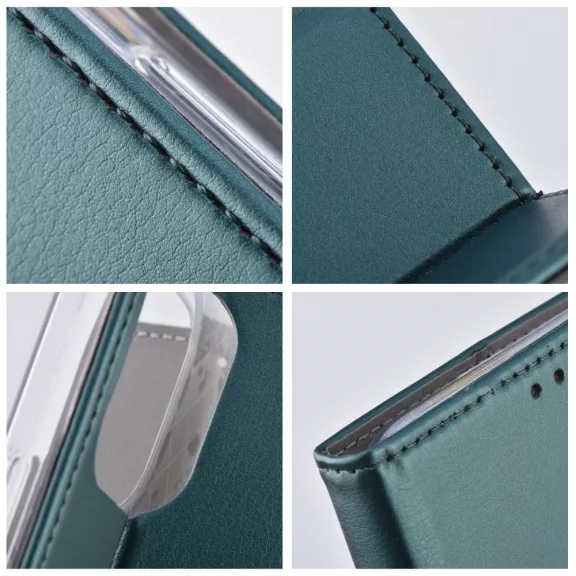 Samsung Galaxy A36 Smart Magneto flip tok, sötétzöld