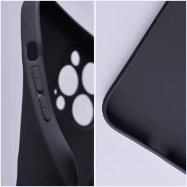 Forcell Soft szilikon hátlap tok Samsung Galaxy A36, fekete