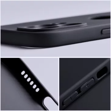Forcell Soft szilikon hátlap tok Samsung Galaxy A36, fekete