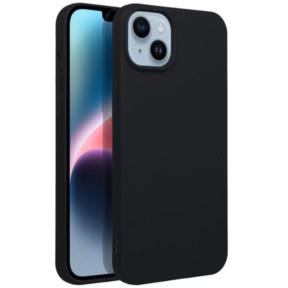 Matt szilikon Samsung Galaxy A26 tok, fekete