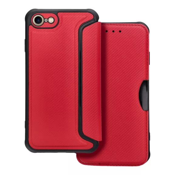 Razor book Samsung Galaxy A26 flip tok, piros