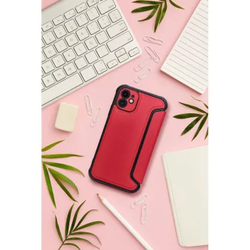 Razor book Samsung Galaxy A26 flip tok, piros