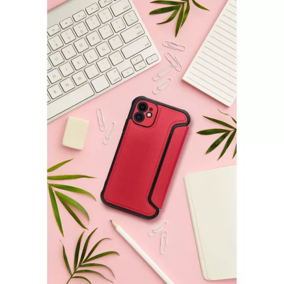 Razor book Samsung Galaxy A26 flip tok, piros