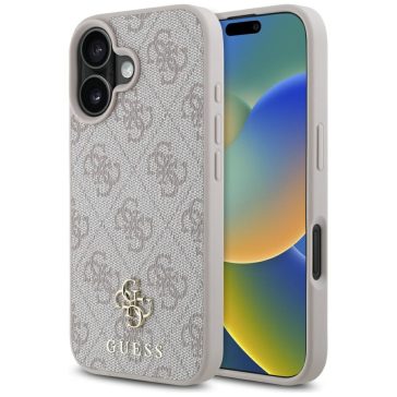   Guess 4G Small 4G and Classic Apple iPhone 17e / iPhone 16e MagSafe tok, rózsaszín