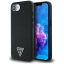 Guess Grained Triangle Apple iPhone 17e / iPhone 16e MagSafe tok, fekete