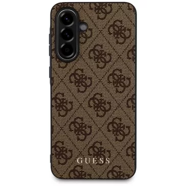   Guess 4G Metal Gold Logo Samsung Galaxy A36 hátlap tok, barna