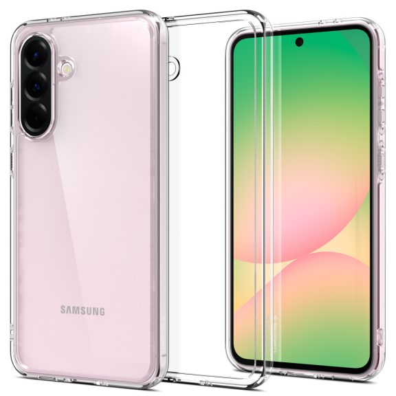 Spigen Ultra Hybrid Samsung Galaxy A56 tok, Crystal Clear, átlátszó