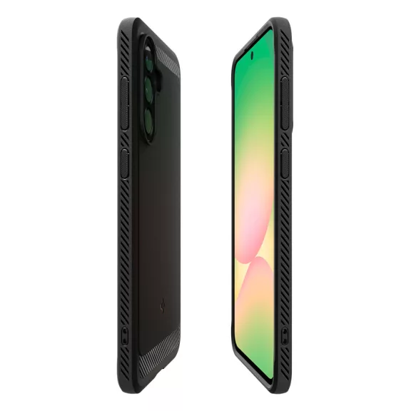 Spigen Rugged Armor Samsung Galaxy A56 tok, Matte Black, fekete