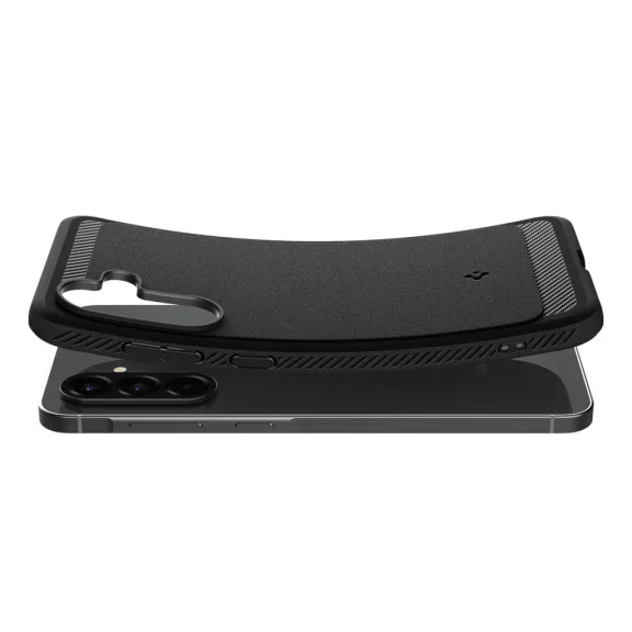 Spigen Rugged Armor Samsung Galaxy A56 tok, Matte Black, fekete