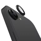 Spigen Glas.tR EZ Fit Optik Pro Apple iPhone 17E / 16E Tempered kameralencse-védő fólia felhelyező kerettel, fekete (2db)