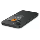 Spigen Glas.tR EZ Fit Optik Pro Apple iPhone 17E / 16E Tempered kameralencse-védő fólia felhelyező kerettel, fekete (2db)