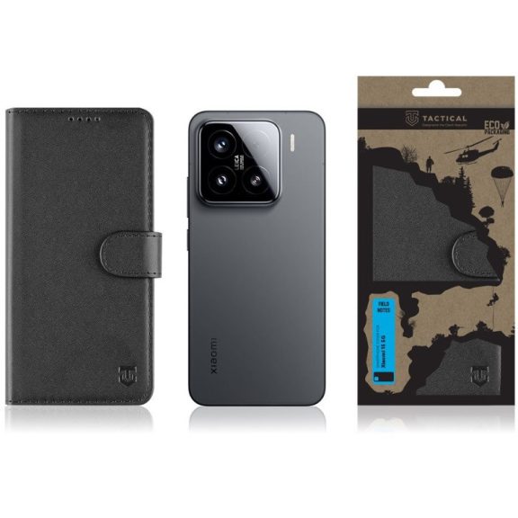 Tactical Field Notes Xiaomi 15 flip tok, fekete