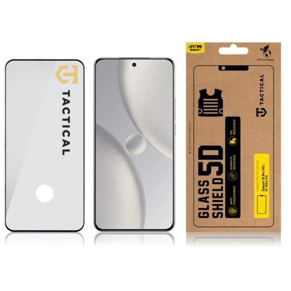 Tactical Glass Shield 5D Xiaomi 15 Pro / 15 Ultra kijelzővédő üvegfólia, fekete