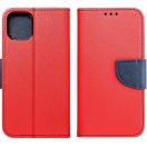 Fancy Motorola G35 5G mágneses flip tok, piros-kék