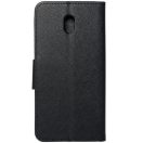 Fancy Motorola G55 5G mágneses flip tok, fekete