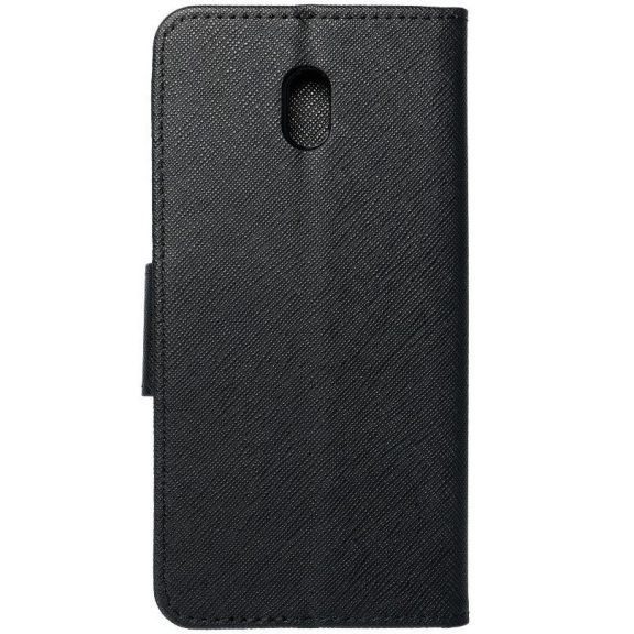 Fancy Motorola G55 5G mágneses flip tok, fekete