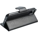 Fancy Motorola G55 5G mágneses flip tok, fekete