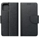 Fancy Motorola G55 5G mágneses flip tok, fekete