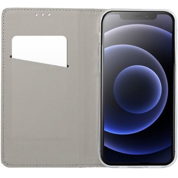 Magnet Motorola G35 5G mágneses flip tok, fekete