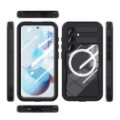 Shellbox Samsung Galaxy S25 MagSafe vízálló tok, fekete