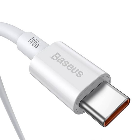Baseus Superior Series USB-C-USB-C kábel, 100 W, 2 m, fehér
