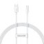 Baseus Superior Series USB-USB-C kábel, 65 W, PD, 1m, fehér