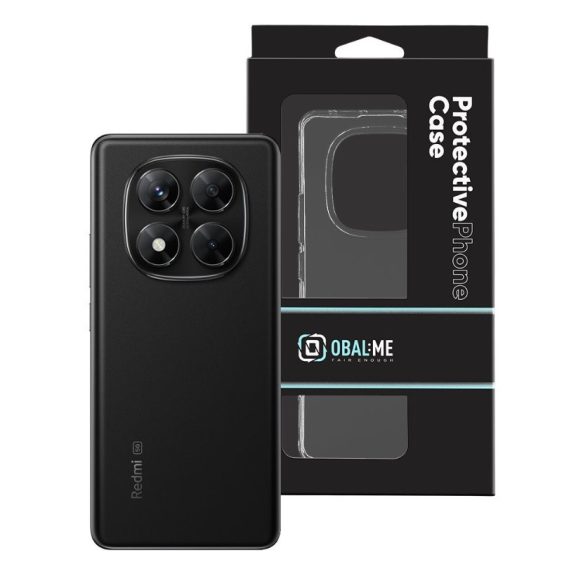 OBAL:ME Xiaomi Redmi Note 14 Pro+ műanyag hátlap tok, átlátszó