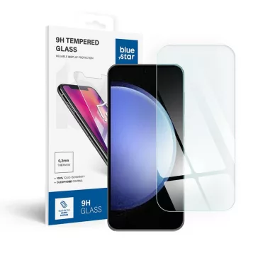   Blue Star Samsung Galaxy S25 Edge teljes kijelzős kijelzővédő üvegfólia, fekete
