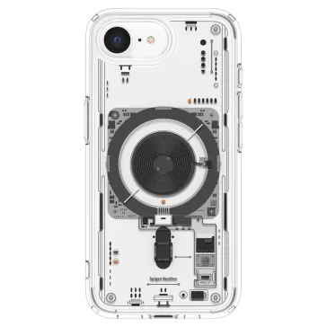   Spigen Ultra Hybrid MagFit Apple iPhone 17e / iPhone 16e tok, Neo One MagSafe, átlátszó