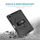 4smarts Rugged Samsung Galaxy Tab S9 FE / S9 / S8 / S7 közepesen ütésálló tok kitámasztóval, fekete