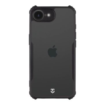   Tactical Quantum Stealth Apple iPhone 17e / iPhone 16e hátlap tok, átlátszó/fekete