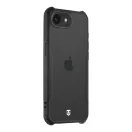 Tactical Quantum Stealth Apple iPhone 17e / iPhone 16e hátlap tok, átlátszó/fekete