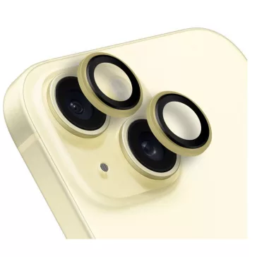   Obal:Me Apple iPhone 15/ 15 Plus tempered glass kamera védő üvegfólia, sárga